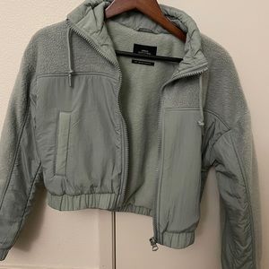Urban fleece cropped  jacket